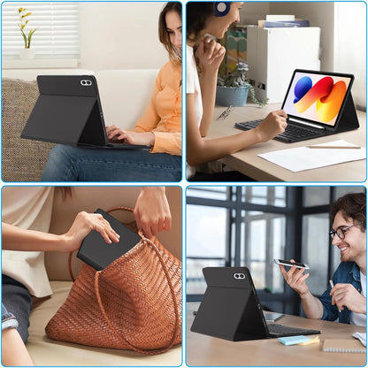 Keyboard Case for Xiaomi Poco Pad M1 / Redmi Pad 2 Pro, Tech-Protect, SC PEN, Black