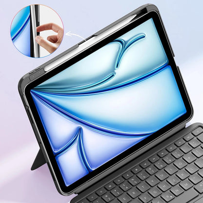 Калъф с клавиатура за Apple iPad (2025) / (2022), ESR, Flex, Сив