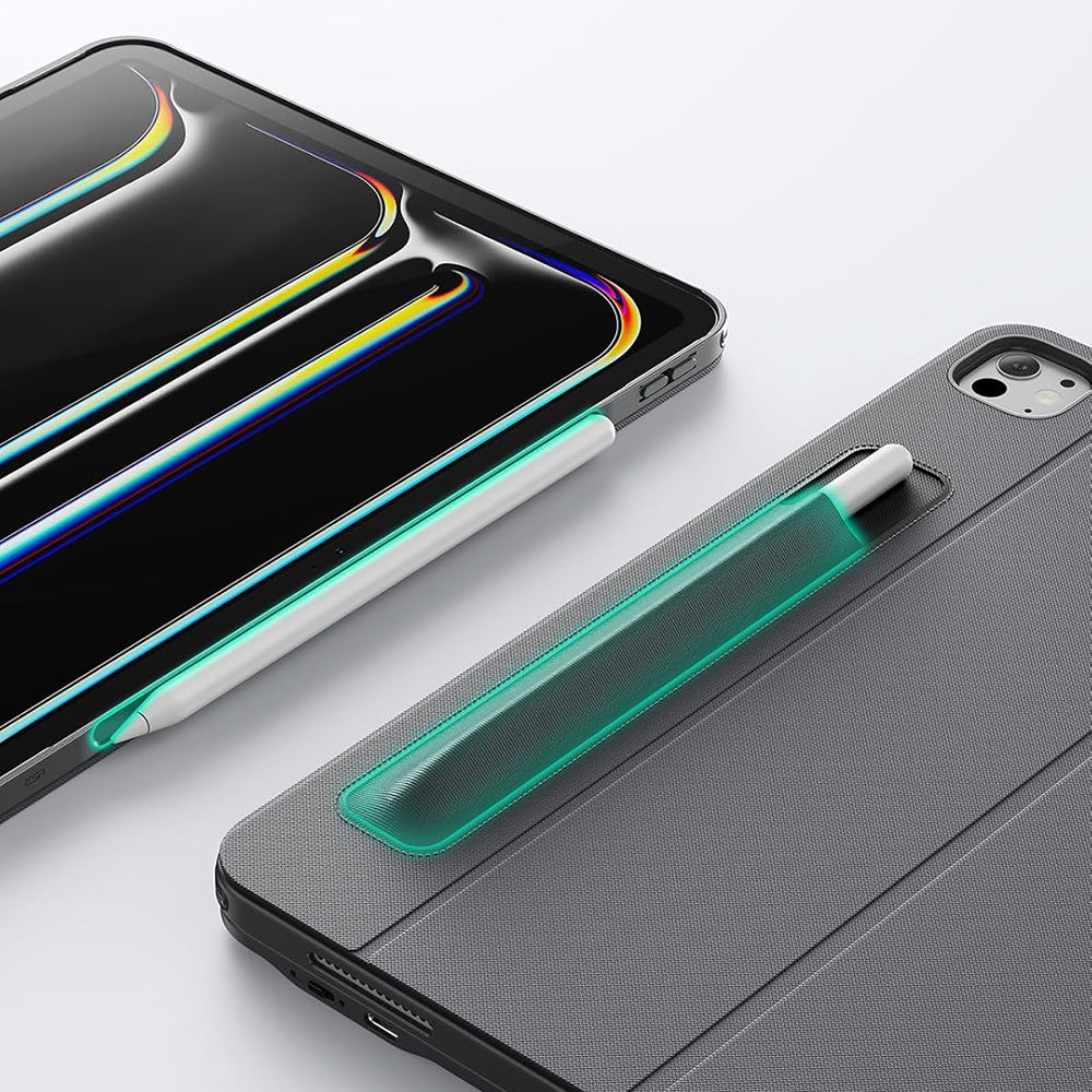 Калъф с клавиатура за Apple iPad Pro 11 (2024), ESR, Shift, Сив