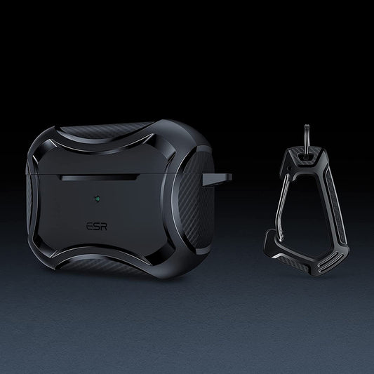 Калъф ESR Cyber Armor Tough за Apple AirPods Pro Series, Черен