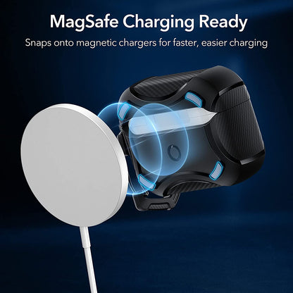 Калъф ESR Cyber Armor Tough за Apple AirPods Pro Series, Черен