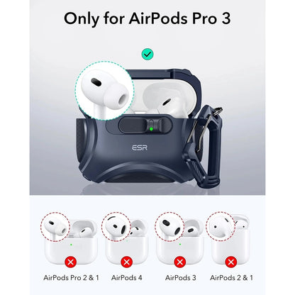 Калъф ESR Cyber FlickLock за Apple AirPods Pro 3, Син