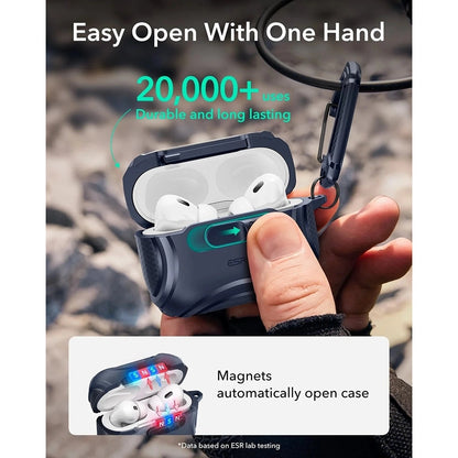 Калъф ESR Cyber FlickLock за Apple AirPods Pro 3, Син