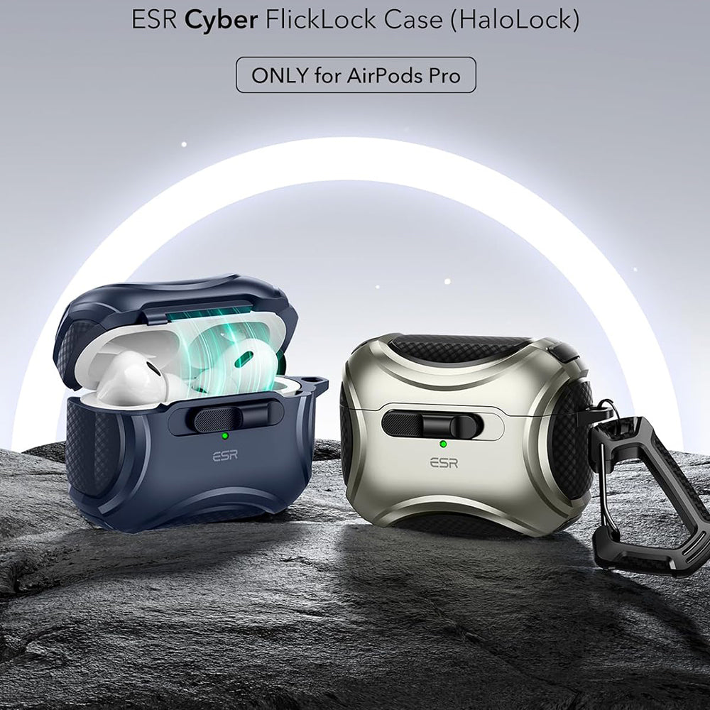 Калъф ESR Cyber за Apple AirPods Pro Series, Син