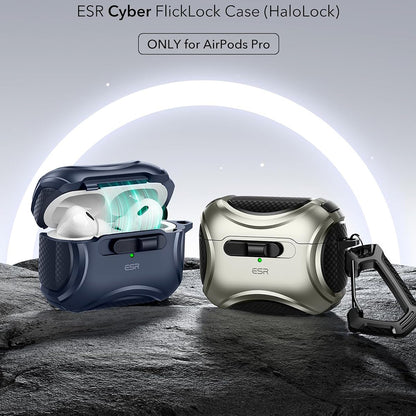 Калъф ESR Cyber за Apple AirPods Pro Series, Син