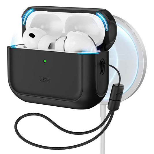 Калъф ESR Orbit Hybrid за Apple Airpods Pro 3, Черен, Реупакован