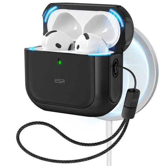Калъф ESR Orbit Hybrid за Apple AirPods 4, Черен