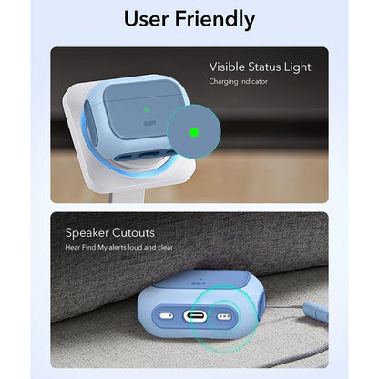 Калъф ESR Orbit Hybrid за Apple AirPods Pro 3, Син