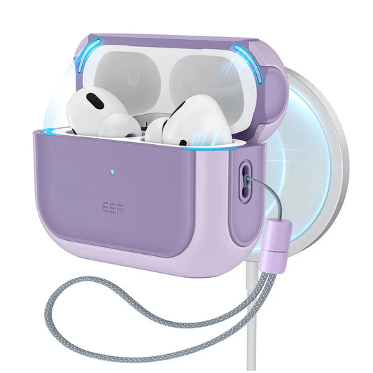 Калъф ESR Orbit Hybrid за Apple AirPods Pro 3, Лилав