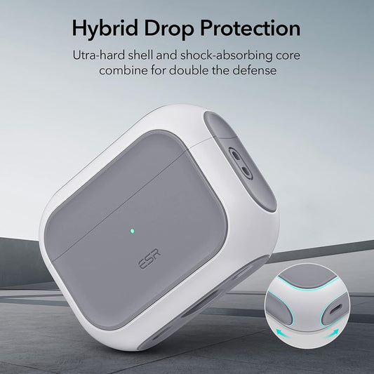 Калъф ESR Orbit Hybrid за Apple AirPods Pro Series, Бял