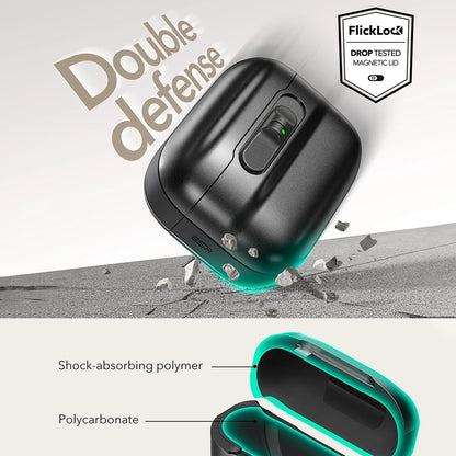 Калъф ESR Pulse Magnetic FlickLock за Apple AirPods Pro 3, Бял