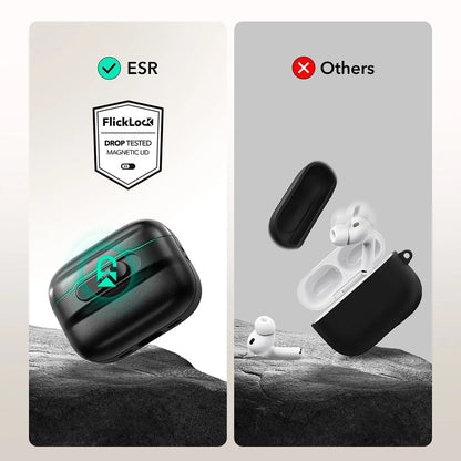 Калъф ESR Pulse Magnetic FlickLock за Apple AirPods Pro 3, Бял