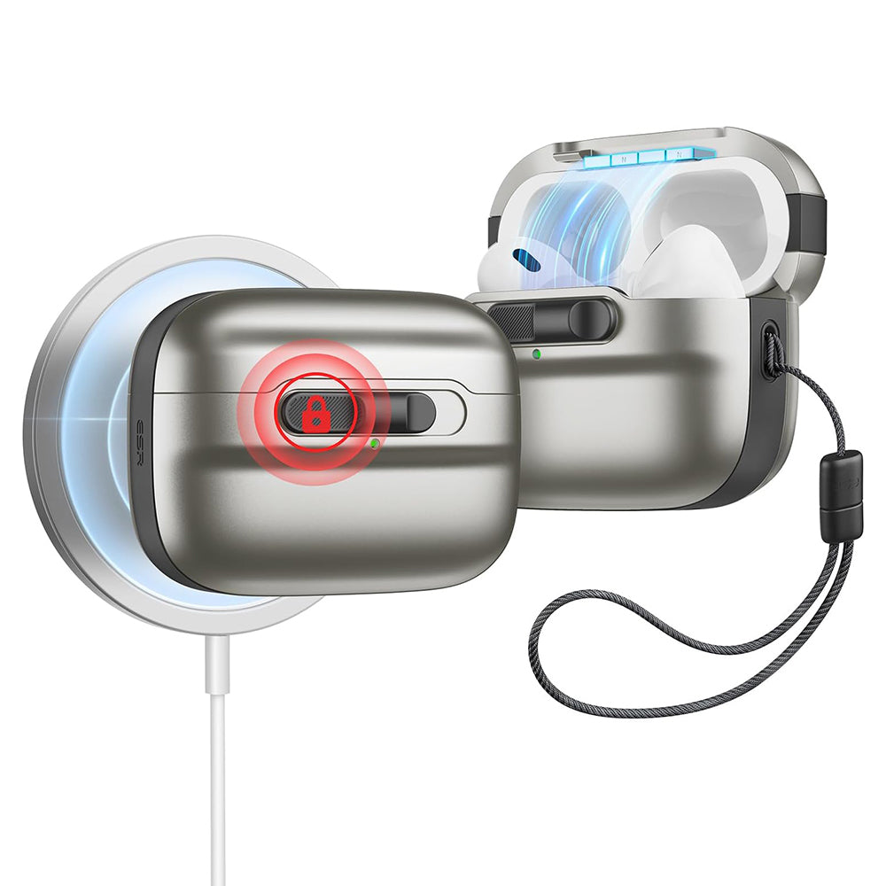 Калъф ESR Pulse за Apple AirPods Pro Series, Сив