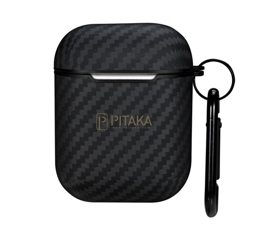 Pitaka Air Pal калъф за Apple AirPods Gen 2 / Gen 1, черен APM1001 APM1001