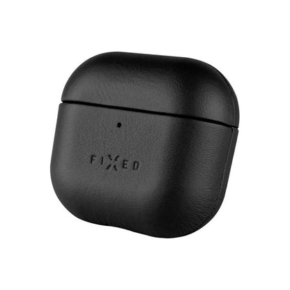 Калъф Fixed PodsLeather за Apple AirPods 4, Черен
