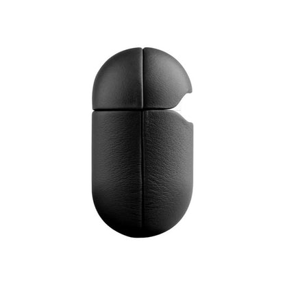 Калъф Fixed PodsLeather за Apple AirPods 4, Черен