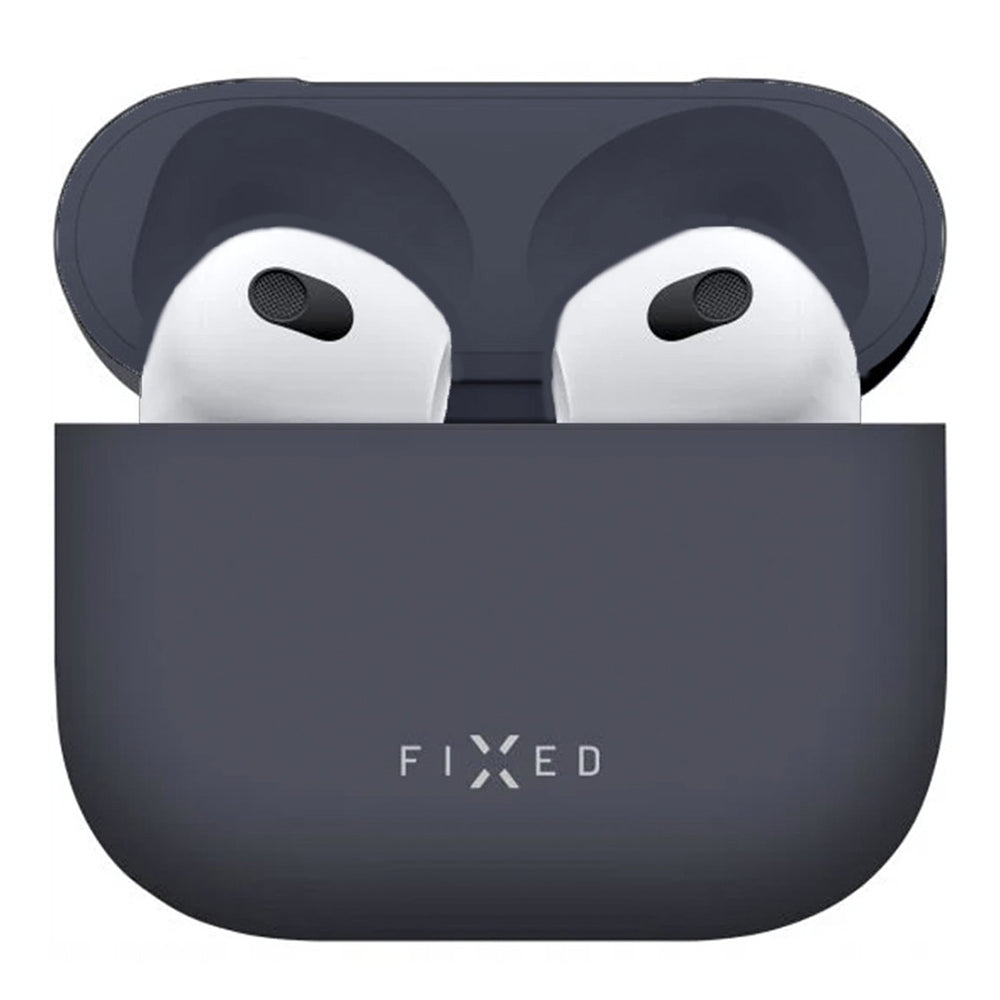 Калъф Fixed Silky за Apple AirPods 4, Син