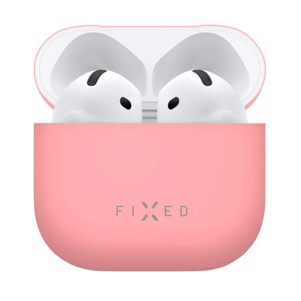 Калъф Fixed Silky за Apple AirPods 4, Розов
