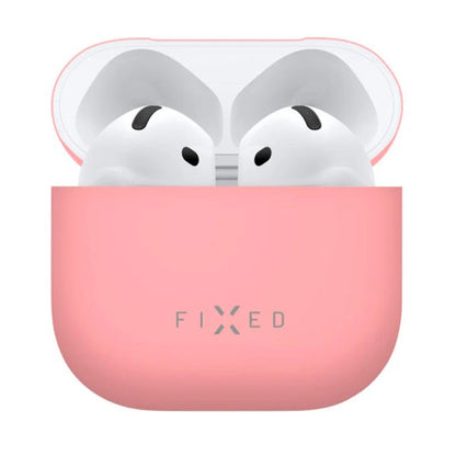Калъф Fixed Silky за Apple AirPods 4, Розов