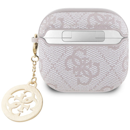Калъф Guess 4G Strass Charm за Apple AirPods 4, Розов