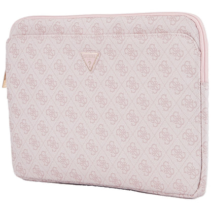 Guess 4G Triangle Logo Case for 14-inch Laptop, Pink