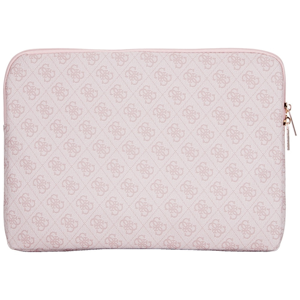 Guess 4G Triangle Logo Case for 14-inch Laptop, Pink