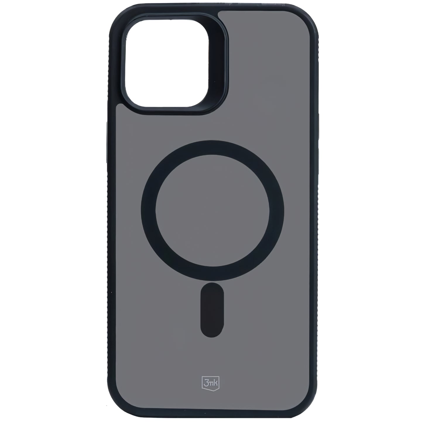 Калъф MagSafe за Apple iPhone 12 / 12 Pro, 3MK, Smoke MagCase, Черен