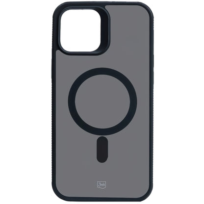 Калъф MagSafe за Apple iPhone 12 / 12 Pro, 3MK, Smoke MagCase, Черен