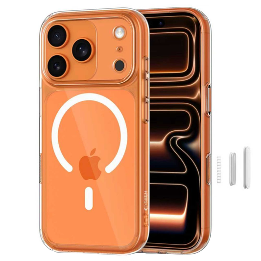 Калъф MagSafe за Apple iPhone 17 Pro, Tech-Protect, MagPeak, Прозрачен