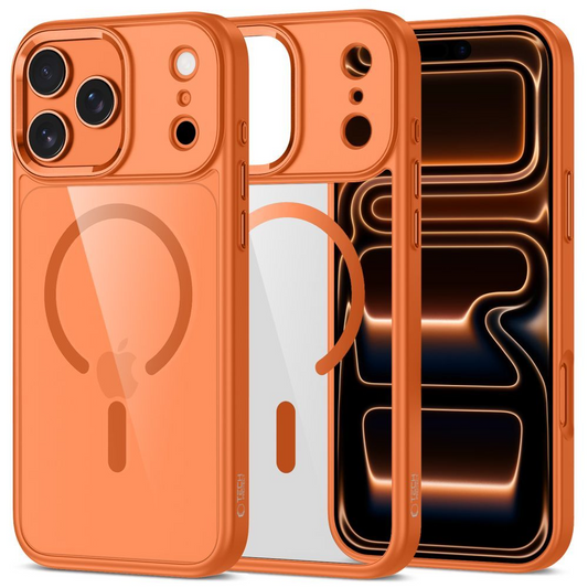 Калъф MagSafe за Apple iPhone 17 Pro Max, Tech-Protect, Magmat, Оранжев