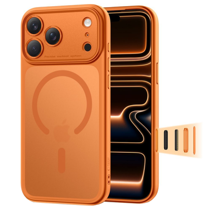 Калъф MagSafe за Apple iPhone 17 Pro Max, Tech-Protect, MagPeak, Матово Оранжев