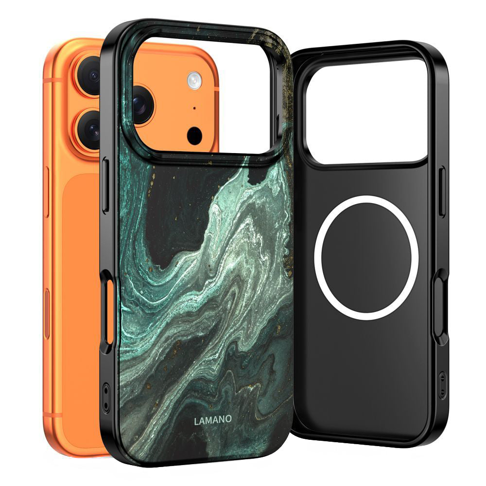 Калъф MagSafe за Apple iPhone 17 Pro Max, Tech-Protect, Lamano Aura, Зелен