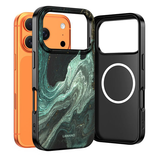Калъф MagSafe за Apple iPhone 17 Pro Max, Tech-Protect, Lamano Aura, Зелен