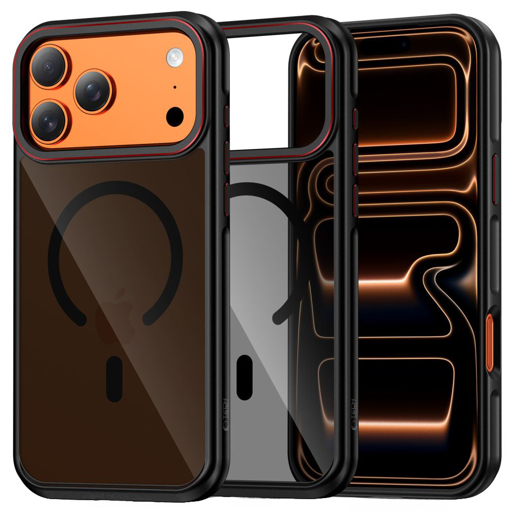 Калъф MagSafe за Apple iPhone 17 Pro Max, Tech-Protect, Maghybrid, Черен