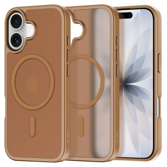 Калъф MagSafe за Apple iPhone 17, Tech-Protect, BasicMag, Кафяв