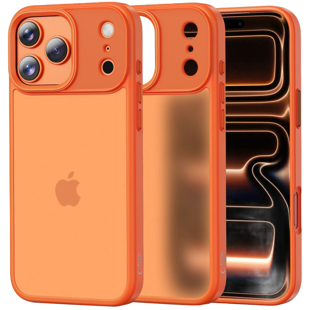 Калъф за Apple iPhone 17 Pro, Tech-Protect, Magmat, Матово Оранжев