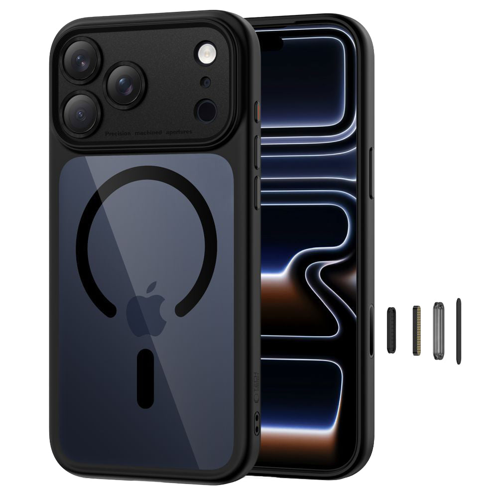 Калъф MagSafe за Apple iPhone 17 Pro, Tech-Protect, MagPeak, Черен