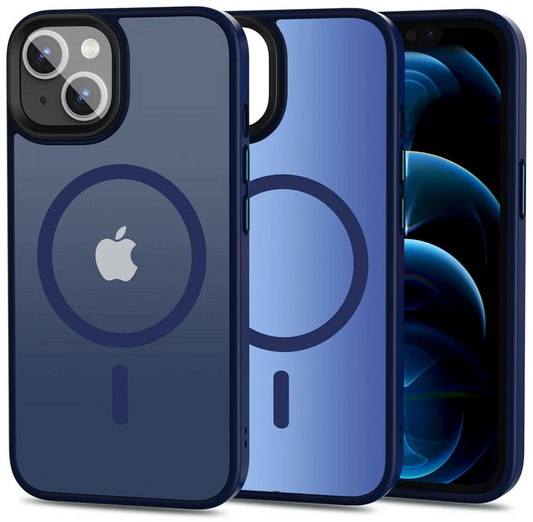 Калъф MagSafe за Apple iPhone 13, Tech-Protect, Magmat, Тъмносин