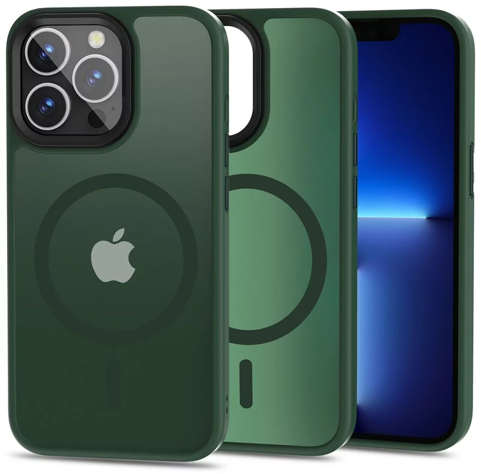 Калъф MagSafe за Apple iPhone 13 Pro, Tech-Protect, Magmat, Зелен