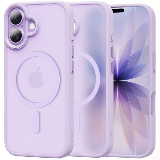 Калъф MagSafe за Apple iPhone 17, Tech-Protect, Magmat, Лилав Мат