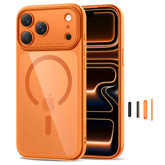 Калъф MagSafe за Apple iPhone 17 Pro Max, Tech-Protect, MagPeak, Оранжев