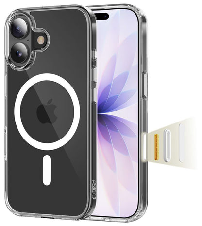 MagSafe Case for Apple iPhone 17, Tech-Protect, Flexair Hybrid CC, Transparent