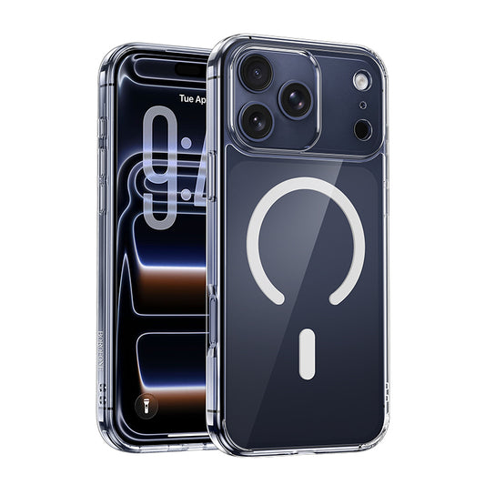 MagSafe калъф за Apple iPhone 17 Pro, Borofone, BI5 Ice Shield, Прозрачен