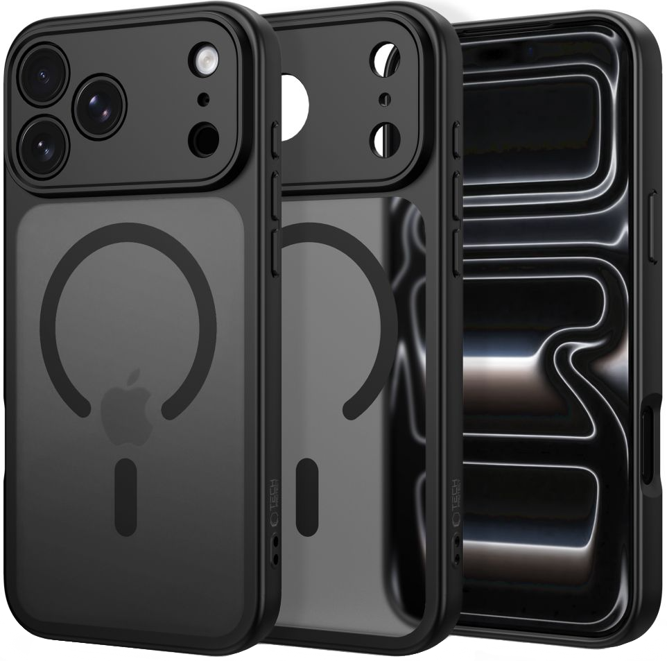 Калъф MagSafe за Apple iPhone 18 Pro / 17 Pro, Tech-Protect, BasicMag, Матиран Черен