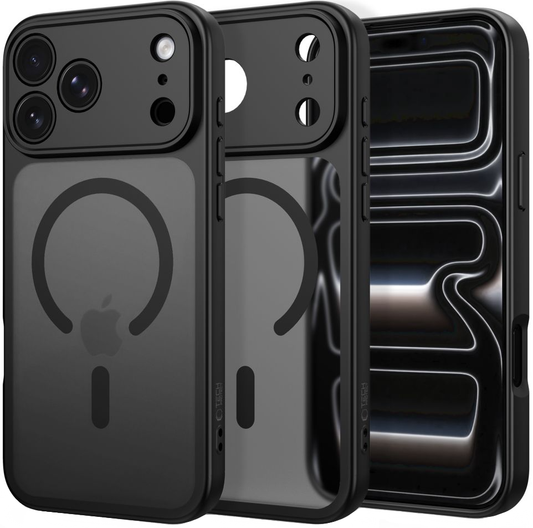 Калъф MagSafe за Apple iPhone 18 Pro / 17 Pro, Tech-Protect, BasicMag, Матиран Черен