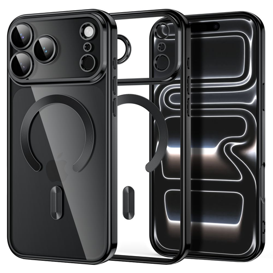 Калъф MagSafe за Apple iPhone 18 Pro / 17 Pro, Tech-Protect, Magflex, Черен сатен