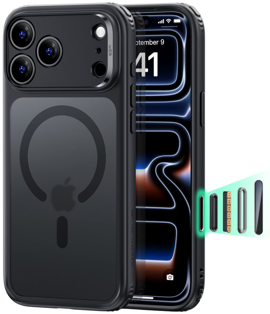 Калъф MagSafe за Apple iPhone 18 Pro Max / 17 Pro Max, ESR, Classic Hybrid, Черен