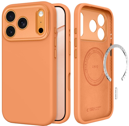 Калъф MagSafe за Apple iPhone 18 Pro / 17 Pro, Tech-Protect, Uniq CC, Оранжев