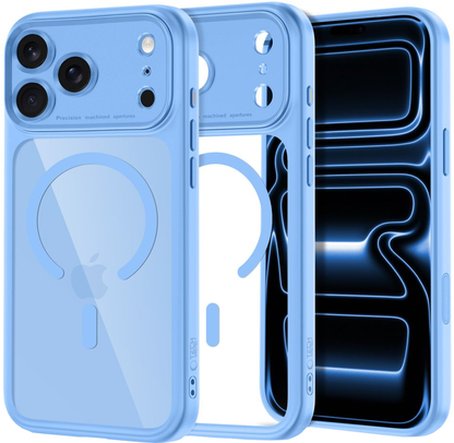 Калъф MagSafe за Apple iPhone 18 Pro Max / 17 Pro Max, Tech-Protect, MagPeak CC, Син