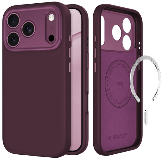 Калъф MagSafe за Apple iPhone 18 Pro Max / 17 Pro Max, Tech-Protect, Uniq CC, Бордо